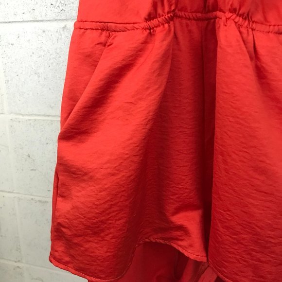 Nasty Gal Red Romper Deep V Plunge Club XS - Picture 3 of 8